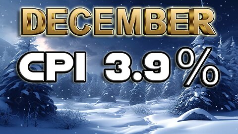 Inflation Is Beginning To Stagnate | December 2023 CPI 3.9%