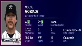 How To Create Goose Gossage MLB The Show 22