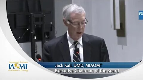 Executive Chairman of the Board, Jack Kall, DMD, MIAOMT, Testifies to the FDA 2019