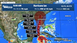 Hurricane Ian forms, continues track towards Florida