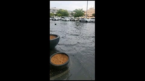 Dubai water on road - after Raining