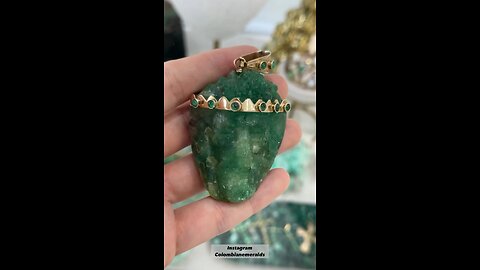 Green Garnet, sapphire, Colombian emerald religious pendants & necklaces custom for sale