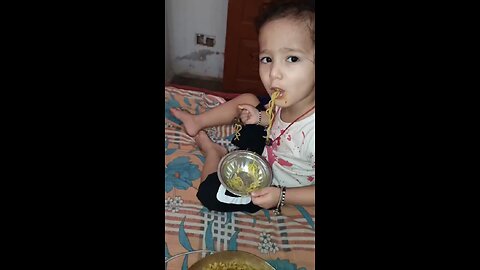 Two year toddler loves Noodles