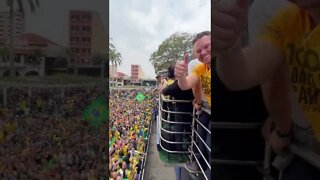 Bolsonaro em Sorocaba lotada em plena terça-feira