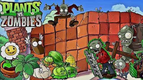 Plants VS Zombies Roof Level 6 (Six)