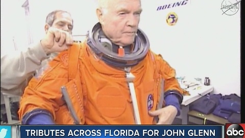 Tribute across Florida for John Glenn