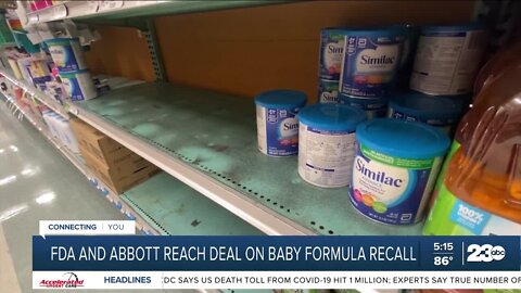 FDA, Abbott reach deal on baby formula recall