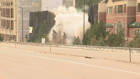 Monarch Casino's parking garage in Black Hawk imploded