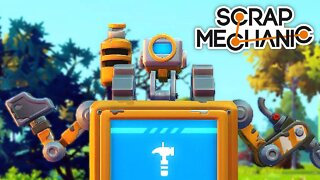 SCRAP MECHANIC SURVIVAL - O CRAFT BOT E A FABRICA DE ROBÔS