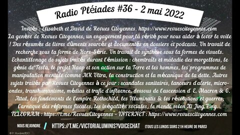 Radio Pléiades #36 - Revues Citoyennes pour nous aider à lever le voile