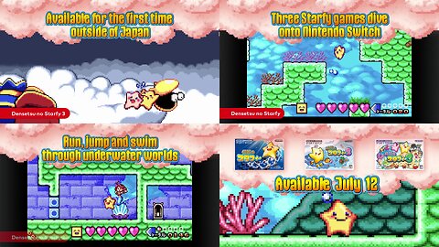 The Legend of Starfy The Starfish/Densetsu no Starfy Game Boy Advance Games coming to Modern Consoles on the Nintendo Switch Online