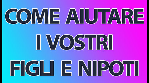 GENITORI, ZII E PARENTI….ATTENZIONE !!!