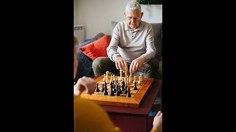 Dad plays Chess