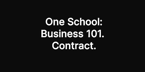 Tax Heaven USA: Business 101. Contract.