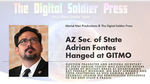 July 13, Arizona Secretary of State Adrian Fontes Hanged at GITMO