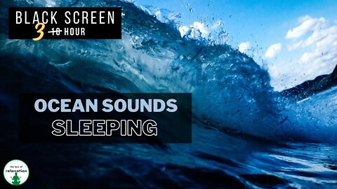 Ocean Sounds for Deep Sleep | Black Screen