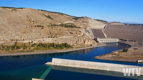 The Euphrates River drying up