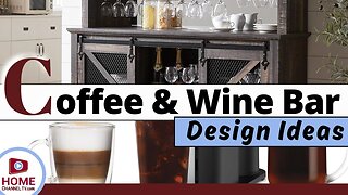 Coffee and Wine Bar Design Ideas & Tips