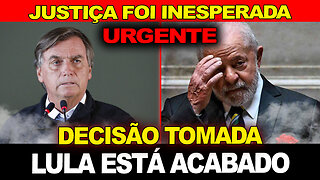 Justiça toma decisão inesperada sobre Bolsonaro !! Lula está ACABADO...