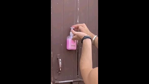 sanitizer lock #funnyclips #viralvideos