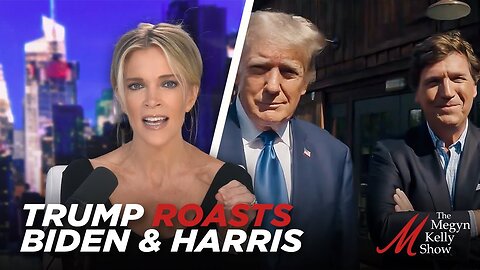 Donald Trump Hilariously Roasts Joe Biden and Kamala Harris in Tucker Interview, w/ Michael Knowles