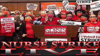 7000 Nurses Strike in New York