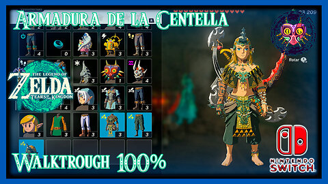 The Legend Of Zelda: Tears Of The Kingdom | Localización ARMADURA DE LA CENTELLA | Walktrough 100%