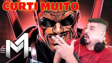 REACT Blade Marvel Comics Óculos No Show M4rkim MELHOR DO MUNDO