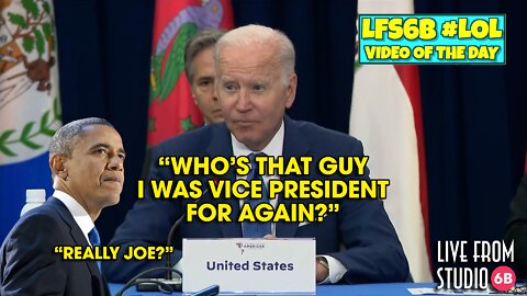 Joe Biden LOL 2 for 1 - Joe Forgets Obama's Name!