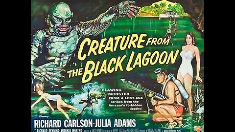 CREATURE FROM THE BLACK LAGOON (1954). Colorized