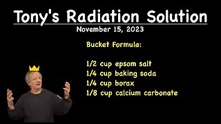 Tony's Pantalleresco's Radiation Solution