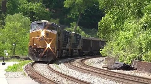 CSX Loaded Coal Train from Harpers Ferry, West Virginia May 11, 2023