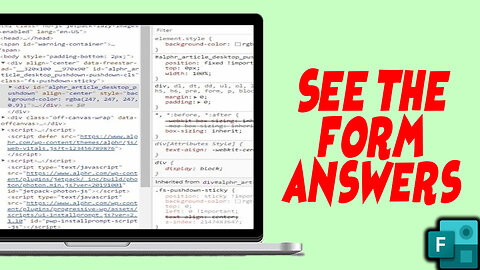 How to See All Answers In Microsoft Forms