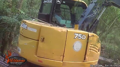 Trail Cam Videos- Wild Game Cam on a Deer Scrape Excavator