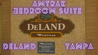 Amtrak Train Bedroom suite from Deland to Tampa on the Silver Star Viewliner