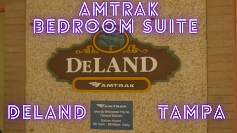 Amtrak Train Bedroom suite from Deland to Tampa on the Silver Star Viewliner