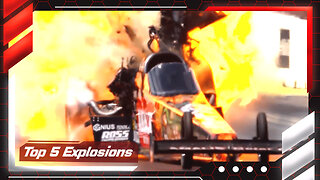 Top 5 explosions from the NHRA New England Nationals