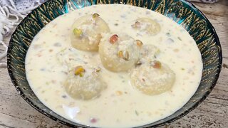 How To Make Rasmalai Recipe With Milk Powder • Rasmalai Banane ka Tarika • Milk Powder Rasmalai