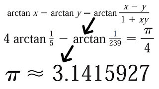 Problems Plus 7: Calculating π Using the Formula of John Machin (1680 - 1751)