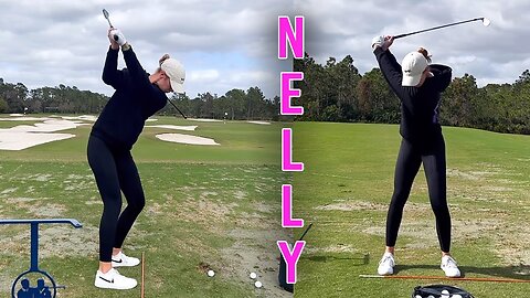 NEW! Nelly Korda 2023 Slow Motion Iron Swing