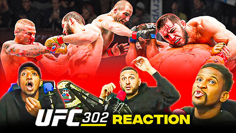 UFC 302 REACTION! 🤯 | Islam SUBS Dustin after DOG FIGHT!