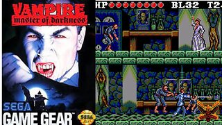 Vampire: Master of Darkness (Game Gear) | Full Story Mode | Horror Gaming for Halloween!