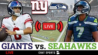 LIVE: Giants vs Seahawks Streaming Scoreboard, Play-By-Play, Highlights, Stats & Updates, NFL Week 8