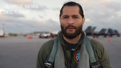 JORGE MASVIDAL UFC STAR, GOES SUPERSONIC IN AN F-22 FIGHTER JET!