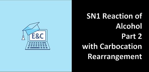 SN1 reaction of Alcohol with the carbocation rearrangement