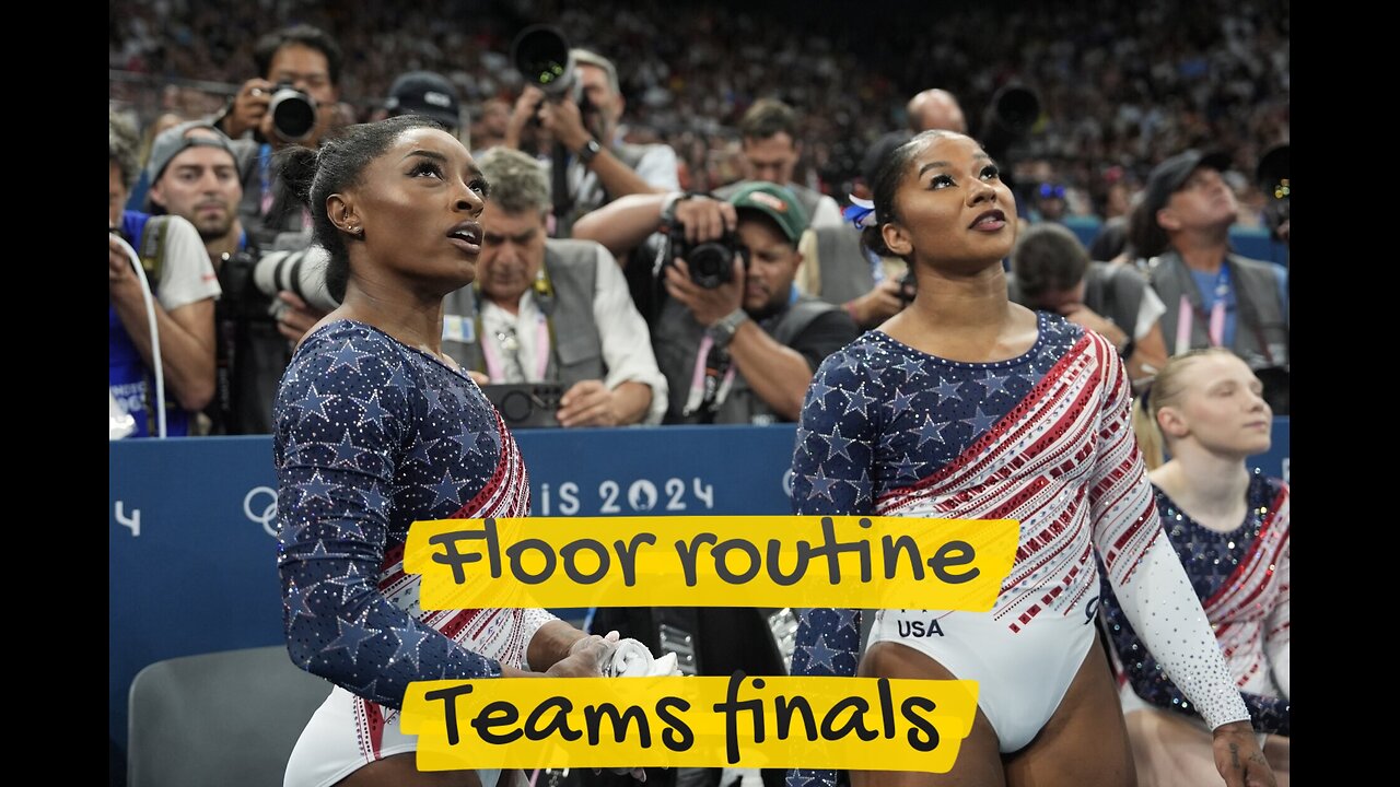 Unbelievable Floor Routine by Simone Biles and Jordan Chiles Team USA