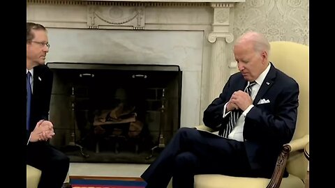 Biden Deteriorates Rapidly During Meeting With Israeli President