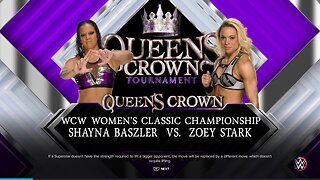 WWE 2K23 Queen's Crown Final Round Shayna Baszler Vs Zoey Stark