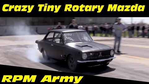 Crazy Mazda Rotary Drag Racing