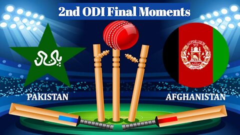 Pakistan vs Afganistan 2nd ODI Winning Moments 2023